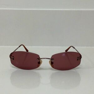 Authentic pink vintage Chanel sunglasses